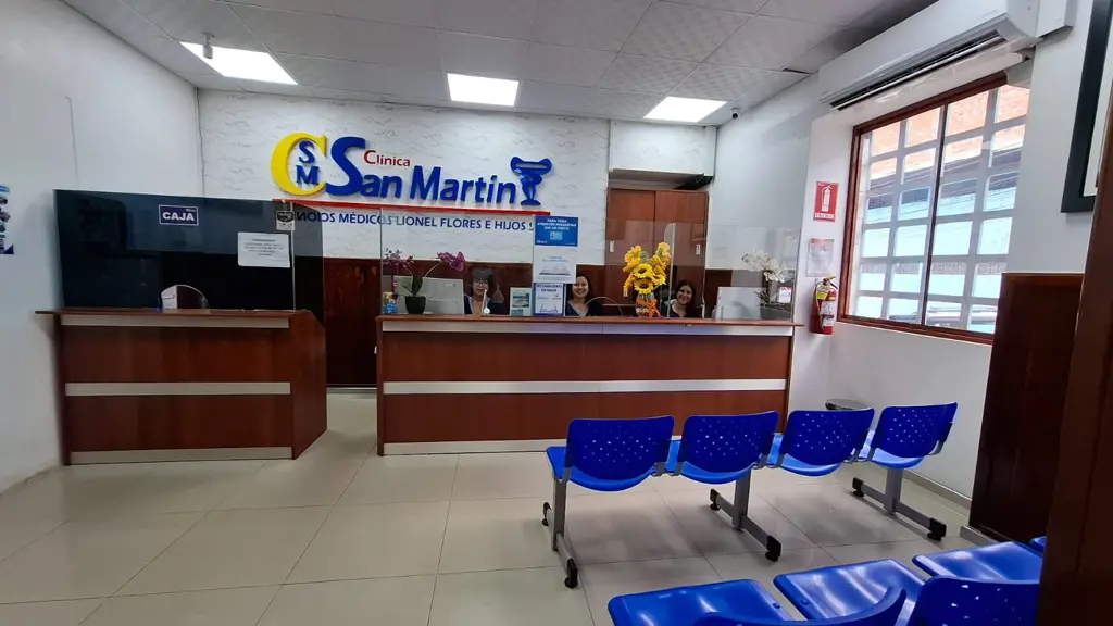 Recepción Clínica San Martín-Tarapoto